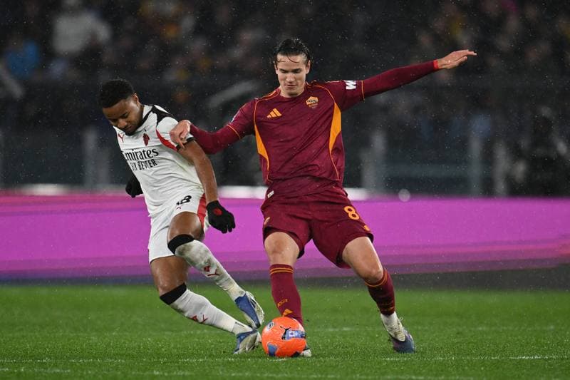 Football. Serie A. AS Roma - AC Milan. 25.01.2026