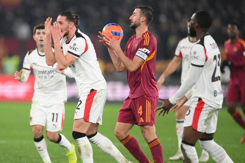 Football. Serie A. AS Roma - AC Milan. 25.01.2026