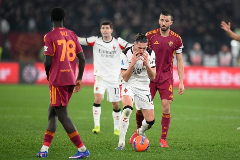 Football. Serie A. AS Roma - AC Milan. 25.01.2026