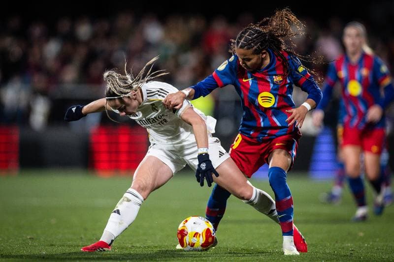 Football. Women's Spanish Super Cup. FC Barcelona - Real Madrid. 24.01.2026