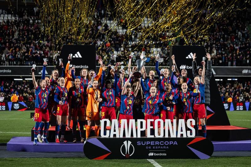 Football. Women's Spanish Super Cup. FC Barcelona - Real Madrid. 24.01.2026