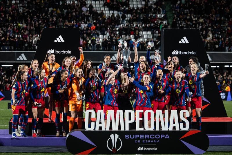 Football. Women's Spanish Super Cup. FC Barcelona - Real Madrid. 24.01.2026