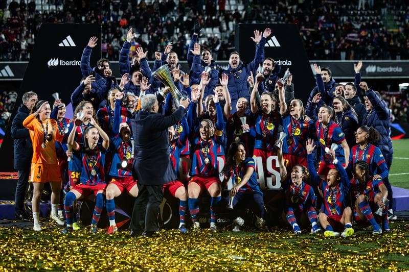Football. Women's Spanish Super Cup. FC Barcelona - Real Madrid. 24.01.2026