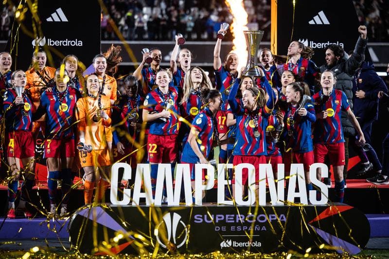 Football. Women's Spanish Super Cup. FC Barcelona - Real Madrid. 24.01.2026