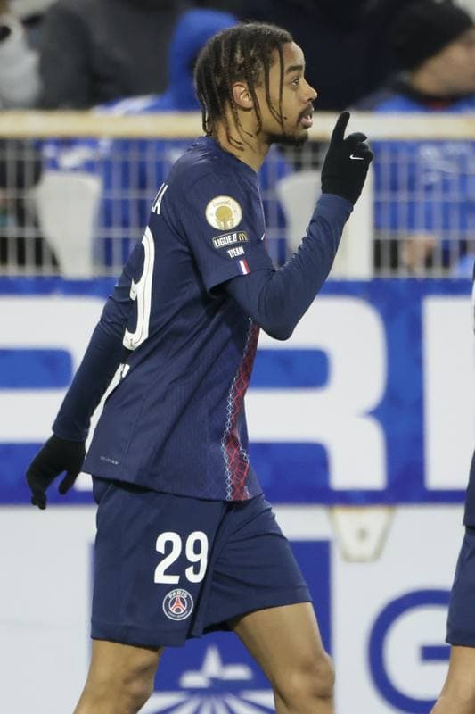 Football. Ligue 1. AJ Auxerre - Paris Saint-Germain. 23.01.2026