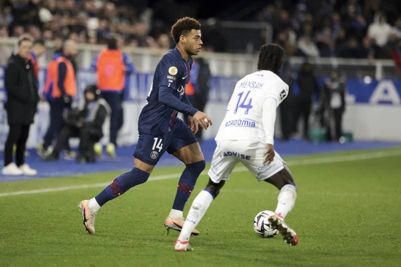 Football. Ligue 1. AJ Auxerre - Paris Saint-Germain. 23.01.2026