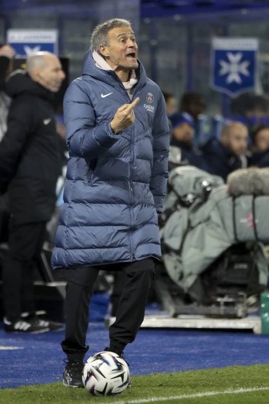 Football. Ligue 1. AJ Auxerre - Paris Saint-Germain. 23.01.2026