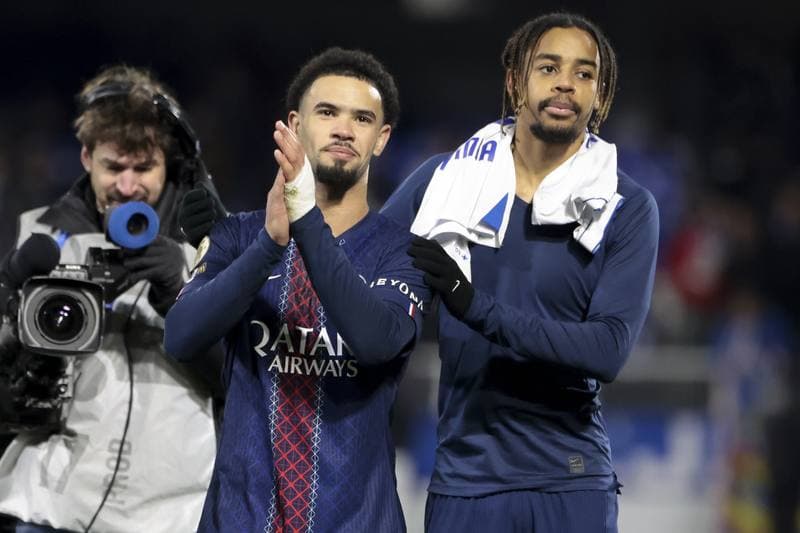 Football. Ligue 1. AJ Auxerre - Paris Saint-Germain. 23.01.2026
