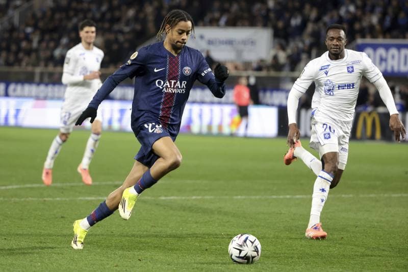 Football. Ligue 1. AJ Auxerre - Paris Saint-Germain. 23.01.2026
