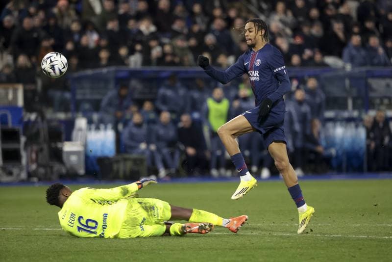 Football. Ligue 1. AJ Auxerre - Paris Saint-Germain. 23.01.2026