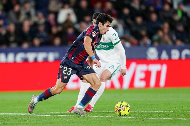 Football. La Liga. Levante - Elche. 23.01.2026