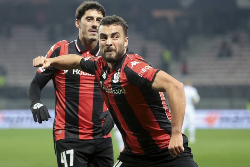 Football. UEFA Europa League. OGC Nice - Go Ahead Eagles. 22.01.2026