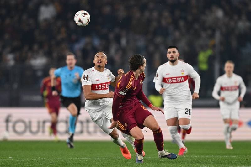 Football. UEFA Europa League. AS Roma - VfB Stuttgart. 22.01.2026