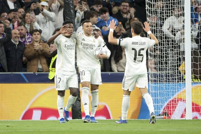 Football. UEFA Champions League. Real Madrid - AS Monaco. 20.01.2026