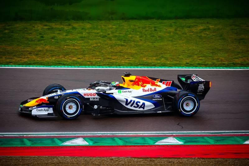 Motorsport. Formula 1. Shakedown of VCARB Racing Bulls. 20.01.2026
