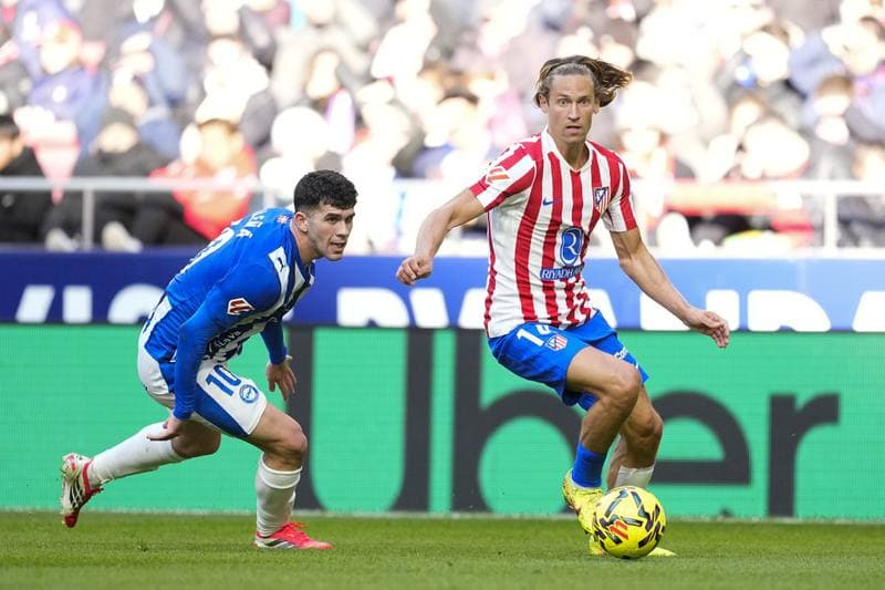 Football. La Liga. Atletico Madrid - Deportivo Alaves. 18.01.2026