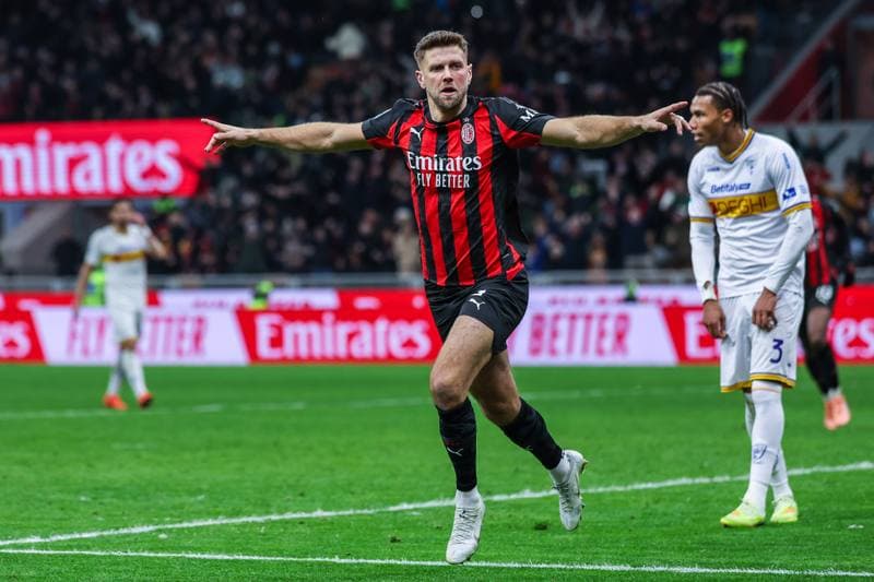 Football. Serie A. AC Milan - US Lecce. 16.09.2025