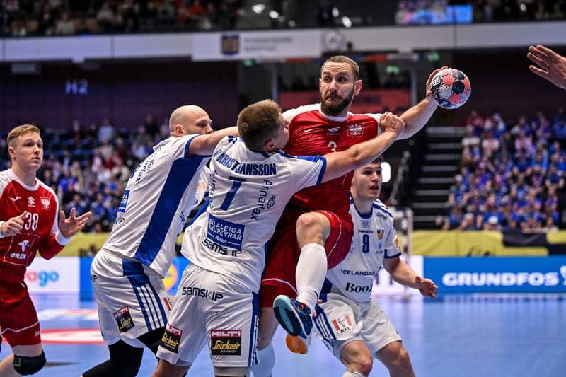 Handball. Men's EHF Euro 2026. Poland - Iceland. 18.01.2026