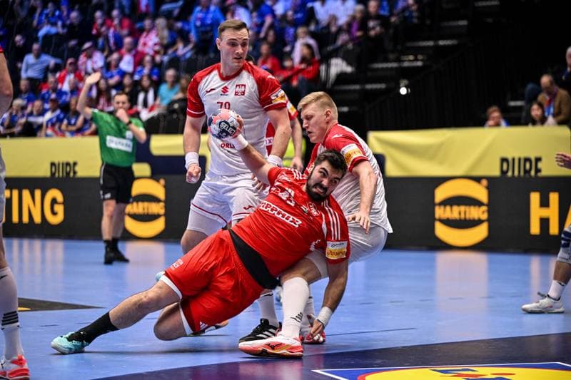 Handball. Men's EHF Euro 2026. Hungary - Poland. 16.01.2026