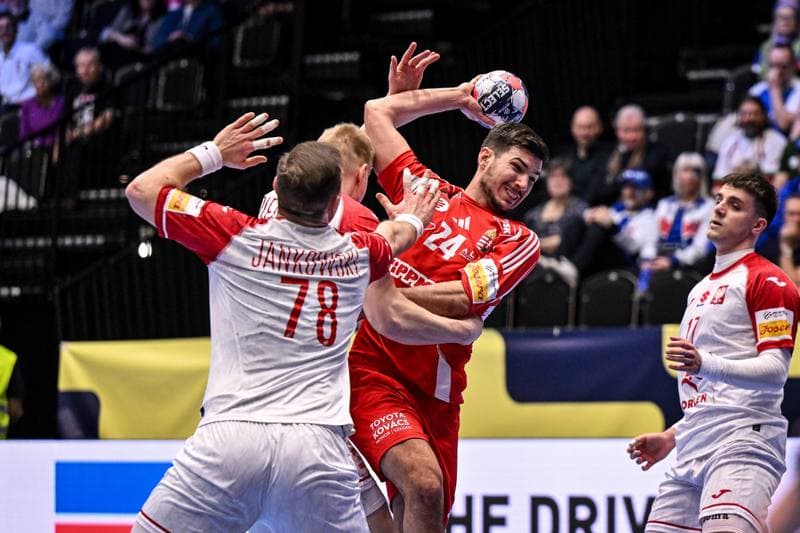 Handball. Men's EHF Euro 2026. Hungary - Poland. 16.01.2026