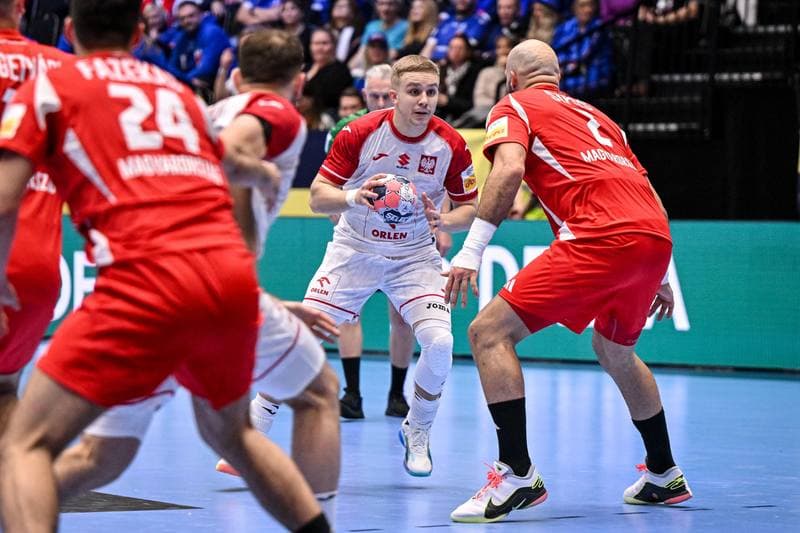 Handball. Men's EHF Euro 2026. Hungary - Poland. 16.01.2026