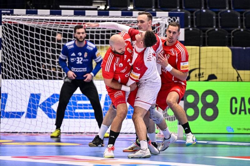 Handball. Men's EHF Euro 2026. Hungary - Poland. 16.01.2026