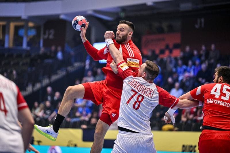 Handball. Men's EHF Euro 2026. Hungary - Poland. 16.01.2026