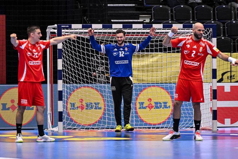 Handball. Men's EHF Euro 2026. Hungary - Poland. 16.01.2026