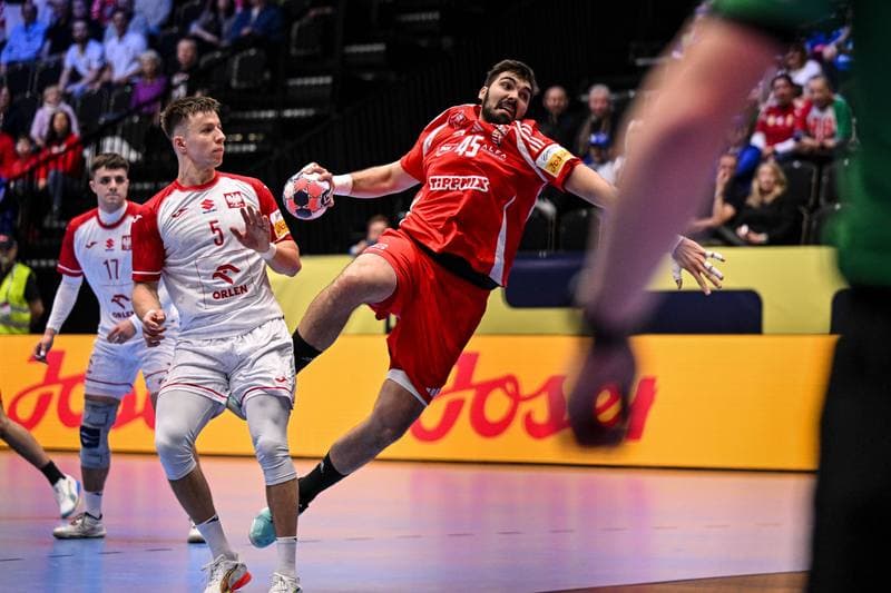 Handball. Men's EHF Euro 2026. Hungary - Poland. 16.01.2026