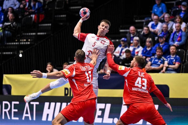 Handball. Men's EHF Euro 2026. Hungary - Poland. 16.01.2026