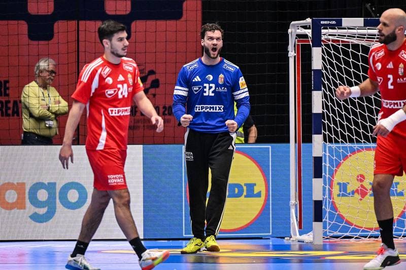 Handball. Men's EHF Euro 2026. Hungary - Poland. 16.01.2026