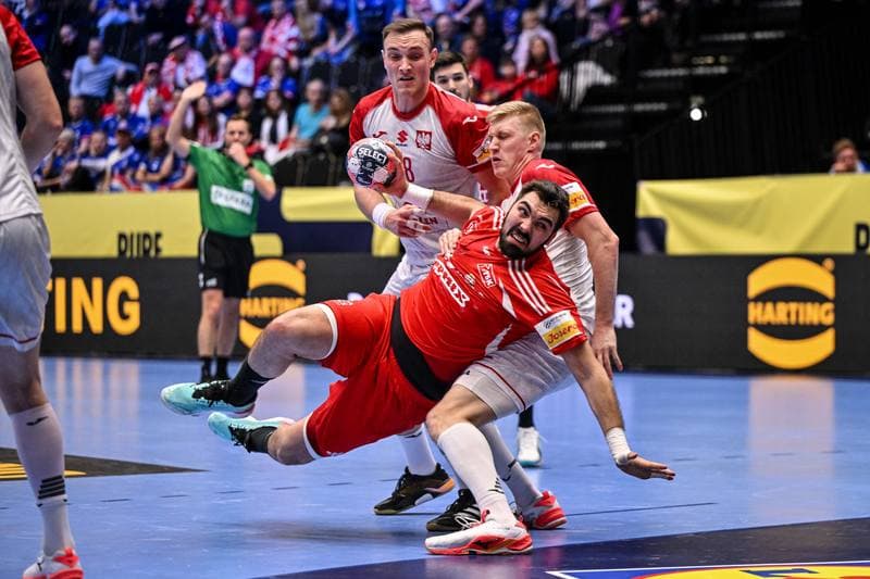 Handball. Men's EHF Euro 2026. Hungary - Poland. 16.01.2026