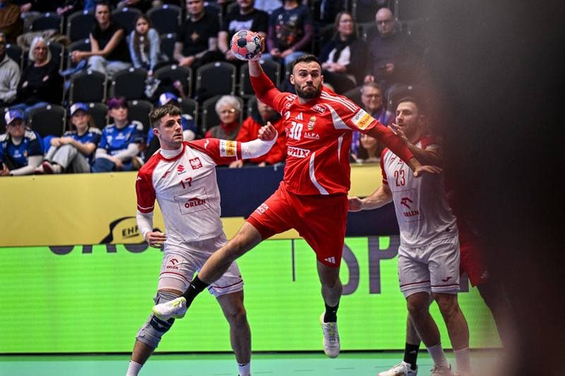 Handball. Men's EHF Euro 2026. Hungary - Poland. 16.01.2026