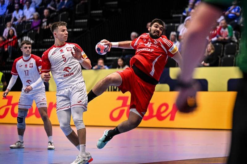 Handball. Men's EHF Euro 2026. Hungary - Poland. 16.01.2026