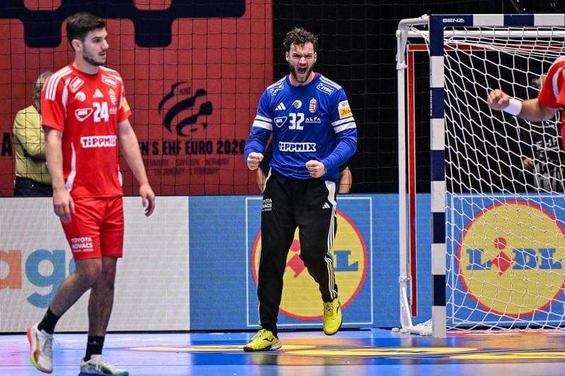 Handball. Men's EHF Euro 2026. Hungary - Poland. 16.01.2026