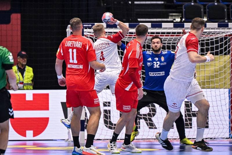 Handball. Men's EHF Euro 2026. Hungary - Poland. 16.01.2026