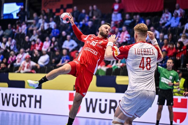 Handball. Men's EHF Euro 2026. Hungary - Poland. 16.01.2026