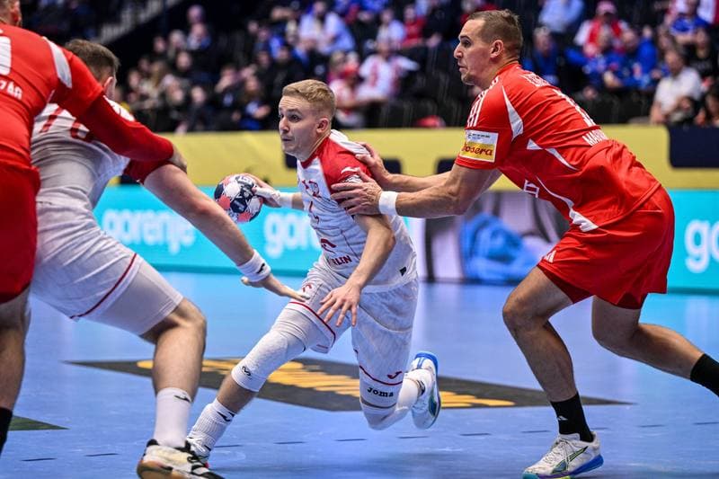 Handball. Men's EHF Euro 2026. Hungary - Poland. 16.01.2026
