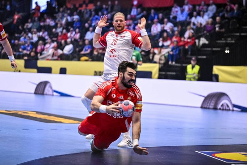 Handball. Men's EHF Euro 2026. Hungary - Poland. 16.01.2026