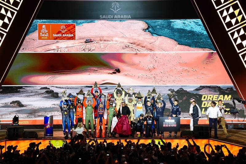 Motorsport. Dakar Rally. Prize Giving Ceremony. 17.01.2026