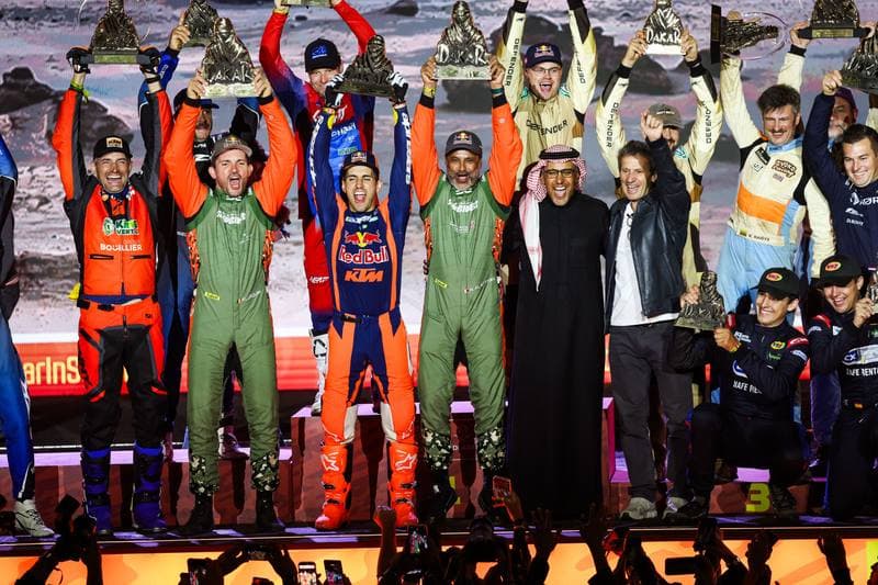 Motorsport. Dakar Rally. Prize Giving Ceremony. 17.01.2026