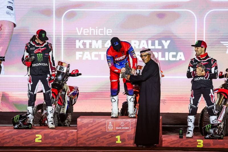 Motorsport. Dakar Rally. Prize Giving Ceremony. 17.01.2026