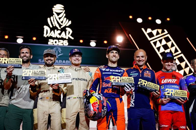 Motorsport. Dakar Rally. Prize Giving Ceremony. 17.01.2026
