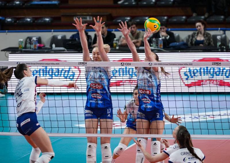 Volleyball. CEV Champions League Women. Igor Gorgonzola Novara - PGE Budowlani Lodz. 29.01.2026