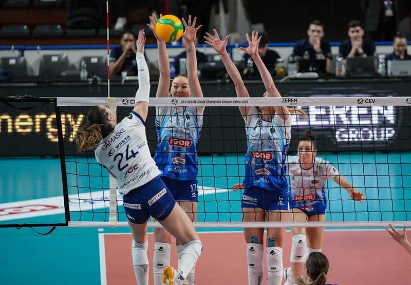 Volleyball. CEV Champions League Women. Igor Gorgonzola Novara - PGE Budowlani Lodz. 29.01.2026