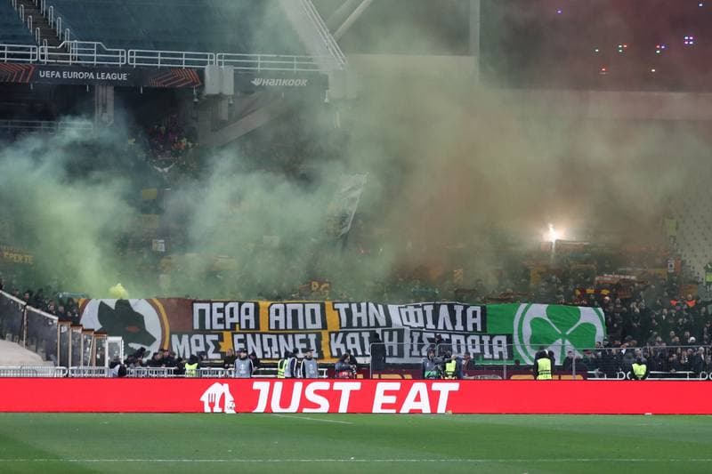 Football. Europa League. Panathinaikos - Roma. 29.01.2026