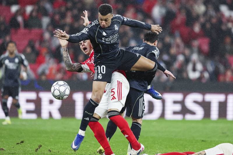 Football. UEFA Champions League. SL Benfica - Real Madrid. 28.01.2026