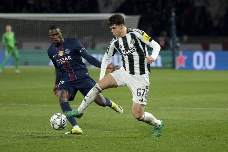 Football. UEFA Champions League. Paris Saint-Germain - Newcastle United. 28.01.2026
