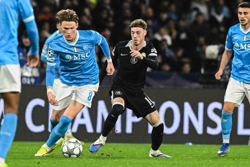 Football. UEFA Champions League. SSC Napoli - Chelsea FC. 05.11.2025