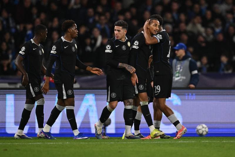 Football. UEFA Champions League. SSC Napoli - Chelsea FC. 05.11.2025